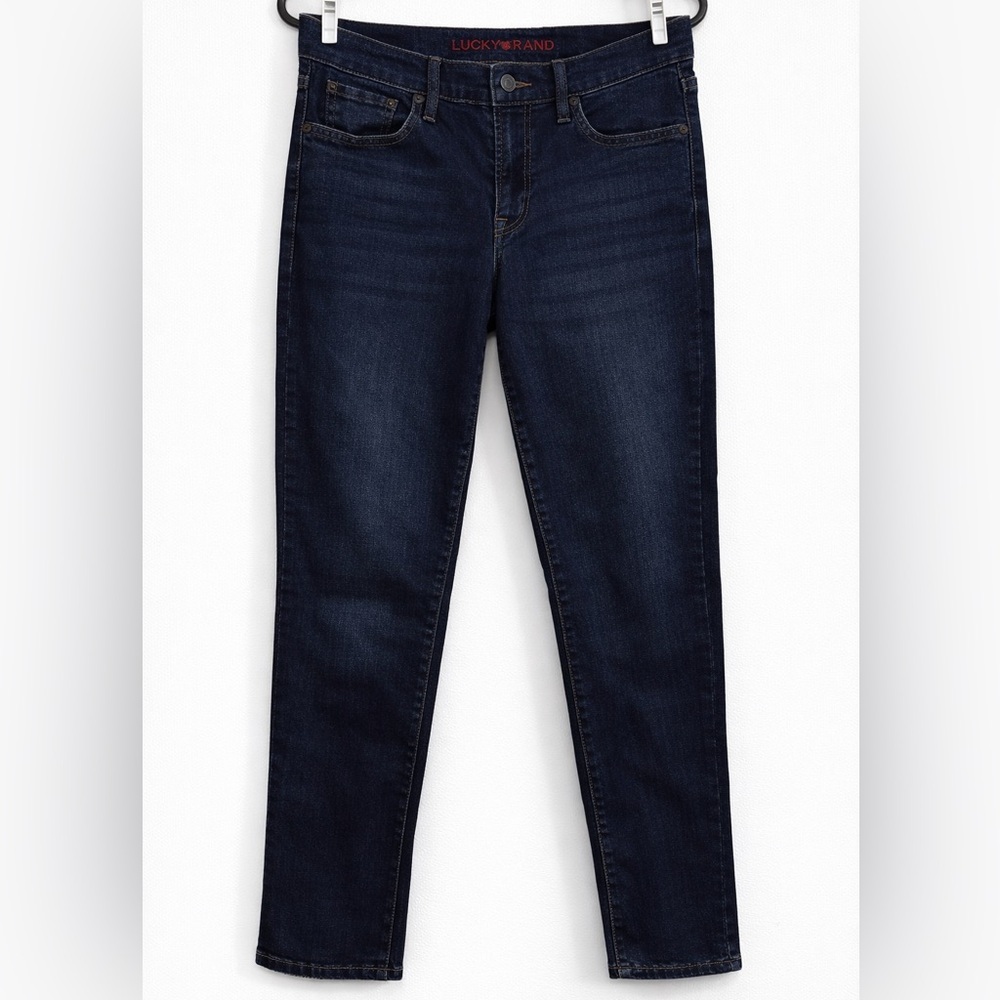Lucky Brand Women’s Slim Fit Dark Blue Denim Jeans – Size 26